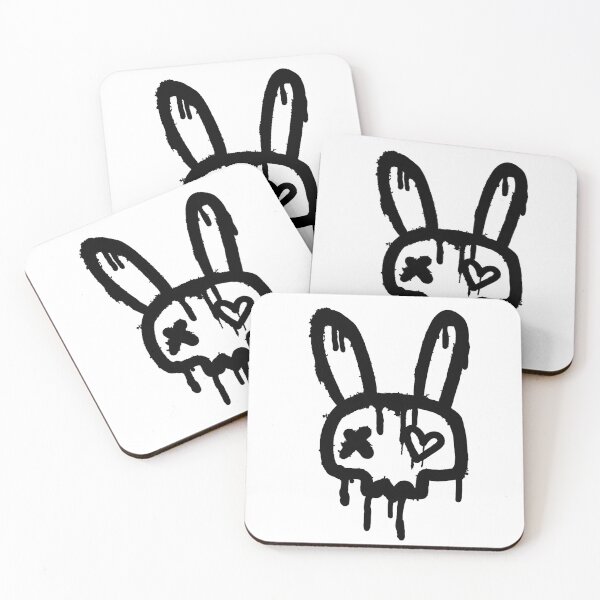 Item preview, Bunny Graffiti Art Punk Streetwesr Style designed and sold by Super Neon Pixels .