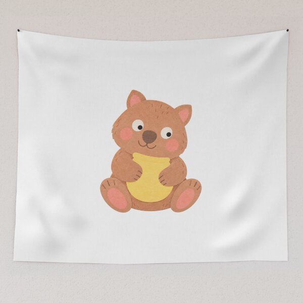 Item preview, Wombat with a Music Pouch designed and sold by The-Art-of-D.