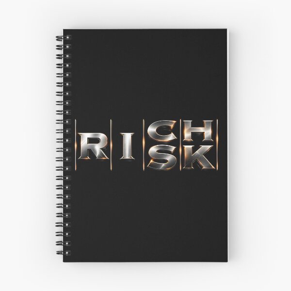 Item preview, RISK Typography Design | Metallic RISK Logo | Bold Streetwear Graphic | Retro Edgy Style designed and sold by lexxclothing.