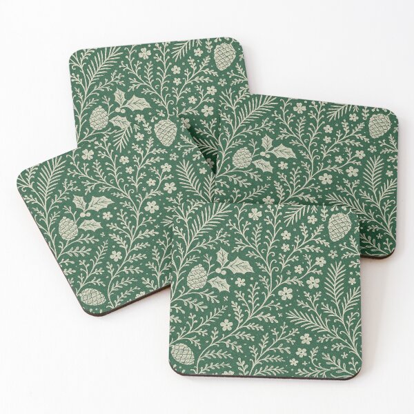 Item preview, Evergreen Lace // Winter Botanica designed and sold by Cole Design Works.
