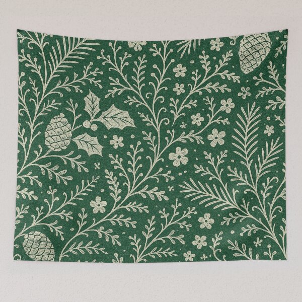 Item preview, Evergreen Lace // Winter Botanica designed and sold by Cole Design Works.