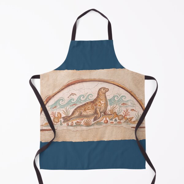 Item preview, Ancient Mediterranean Seal - Roman Fresco Art designed and sold by codex antique.