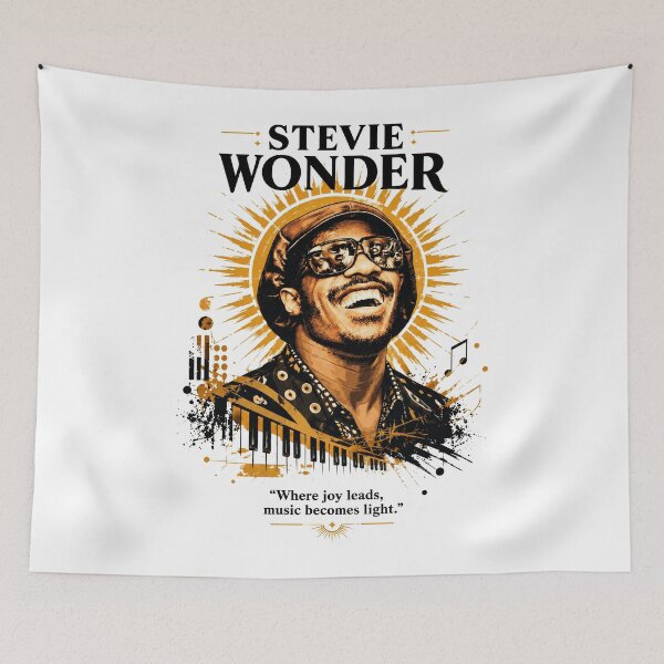 Item preview, Stevie Wonder The Life And Music Tribute designed and sold by ParkerOsinski.