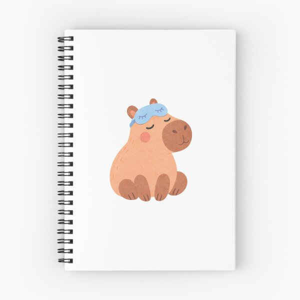 Item preview, Capybara with a Sleep Mask designed and sold by The-Art-of-D.