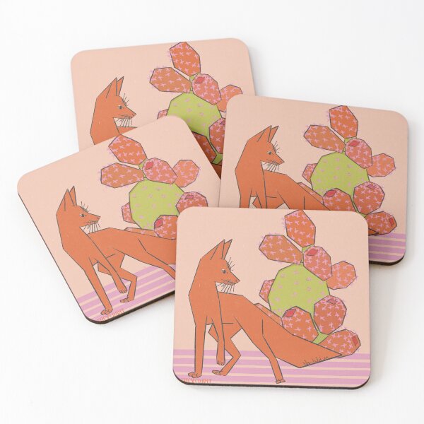 Item preview, Fox + Cactus designed and sold by Nora Auld.art.