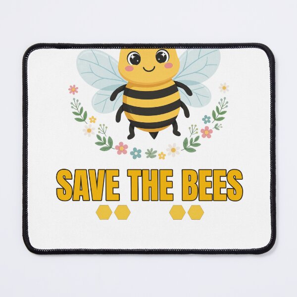 Item preview, save-the-bees-cute-nature designed and sold by samimouhdi.
