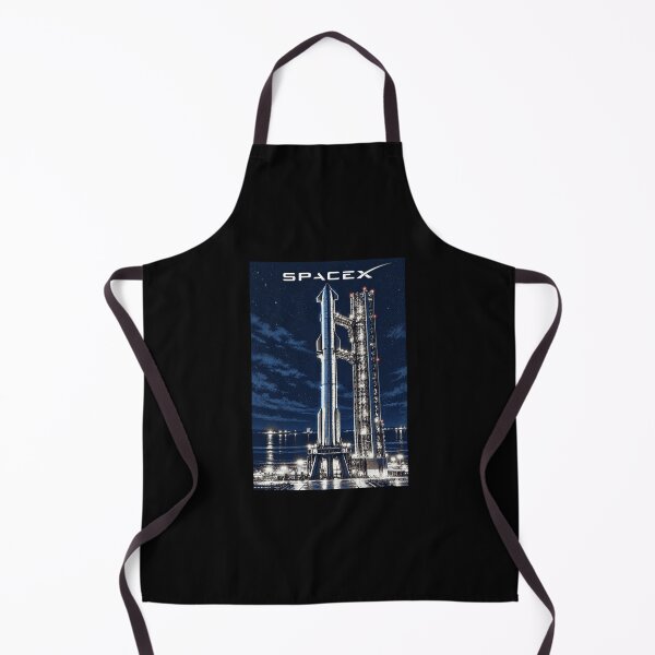 Item preview, SpaceX Starship Reentry – Retro Navy Orange Silkscreen Space Art designed and sold by TEEJAMBOREE.
