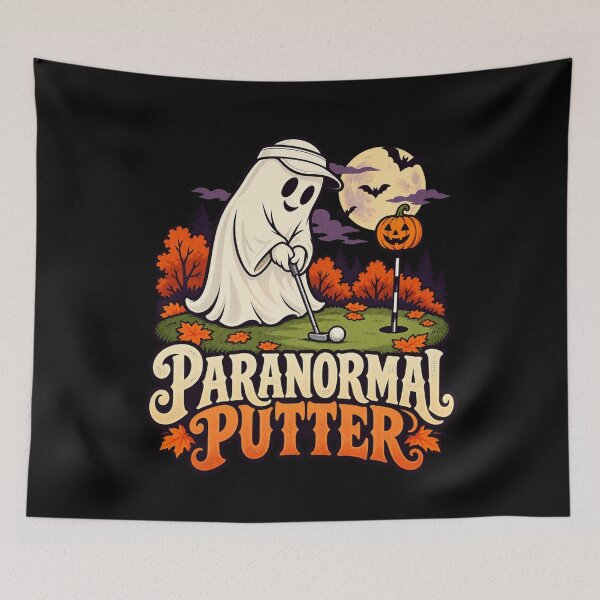 Item preview, Paranormal Putter Halloween - Golf Ghost designed and sold by Good Mood Foundry.