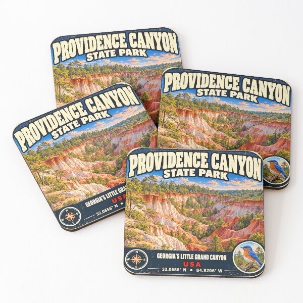 Item preview, Providence Canyon State Park | Georgia Adventure Sticker designed and sold by naturalsurvival.