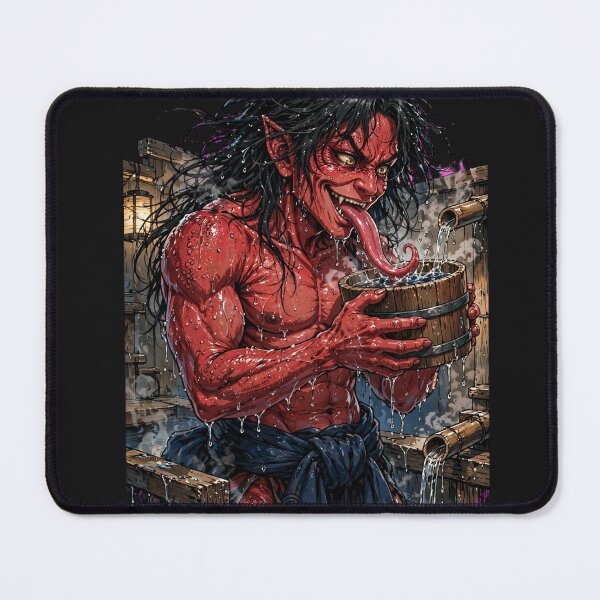 Item preview, Kuiko - Akaname Yokai Cinematic - Japanese Bathroom Demon Drinking Water designed and sold by Ibrahimhema5.