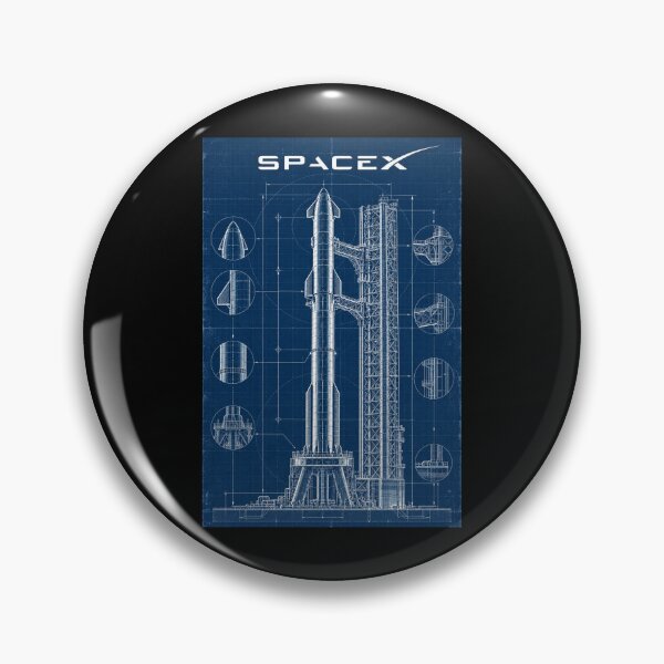 Item preview, SpaceX Starship Reentry – Retro Navy Orange Silkscreen Space Art designed and sold by TEEJAMBOREE.