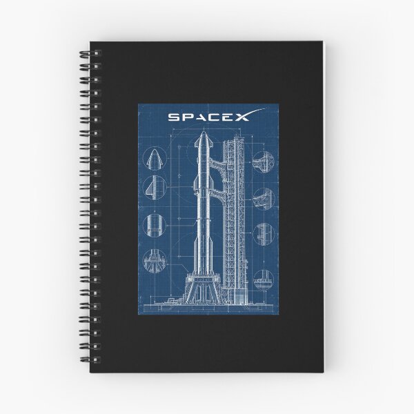 Item preview, SpaceX Starship Reentry – Retro Navy Orange Silkscreen Space Art designed and sold by TEEJAMBOREE.