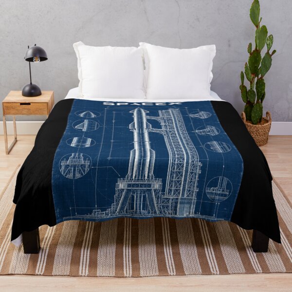 Item preview, SpaceX Starship Reentry – Retro Navy Orange Silkscreen Space Art designed and sold by TEEJAMBOREE.
