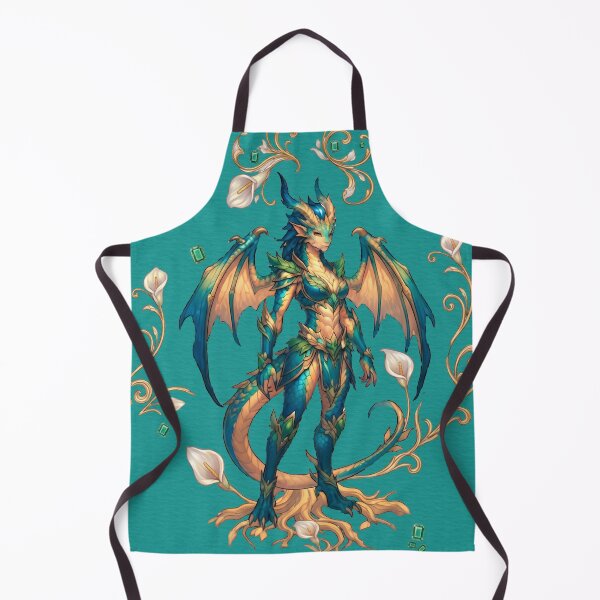 Item preview, Emerald Dragon Empress Seamless Pattern Artwork designed and sold by Ammeluk.