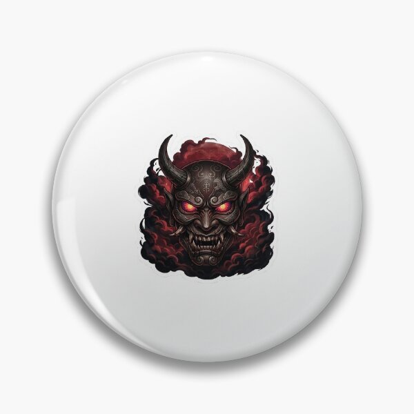 Item preview, Japanese Oni Mask Red Flame Demon designed and sold by Nitesh40v.