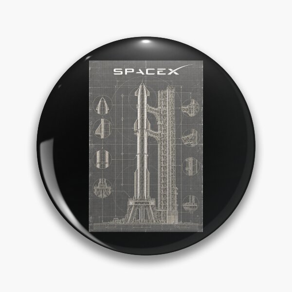 Item preview, SpaceX Starship Reentry – Retro Navy Orange Silkscreen Space Art designed and sold by TEEJAMBOREE.