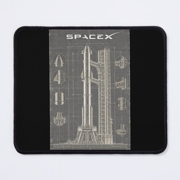 Item preview, SpaceX Starship Reentry – Retro Navy Orange Silkscreen Space Art designed and sold by TEEJAMBOREE.