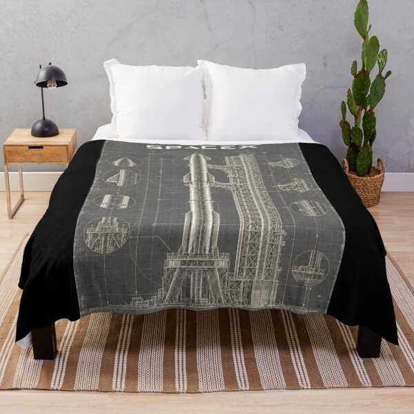 Item preview, SpaceX Starship Reentry – Retro Navy Orange Silkscreen Space Art designed and sold by TEEJAMBOREE.