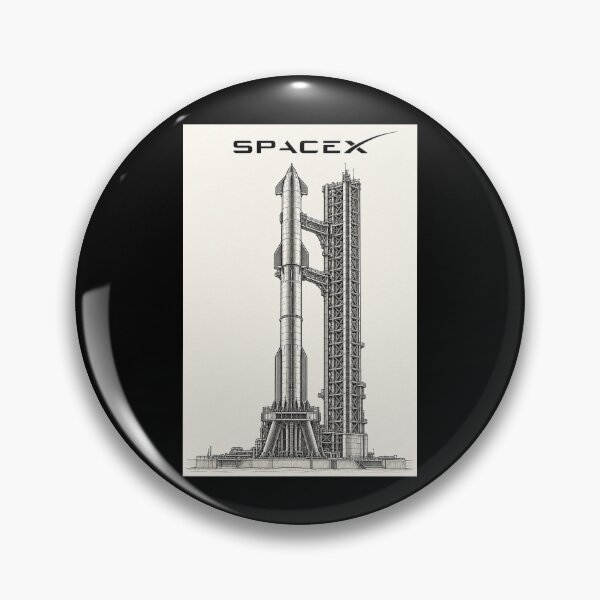 Item preview, SpaceX Starship Reentry – Retro Navy Orange Silkscreen Space Art designed and sold by TEEJAMBOREE.