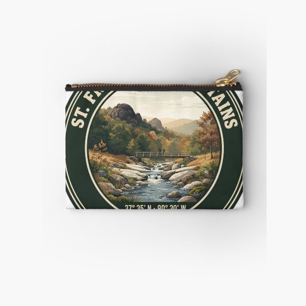Item preview, St. Francois Mountains Missouri Vintage Hiking Badge designed and sold by mnkyride.