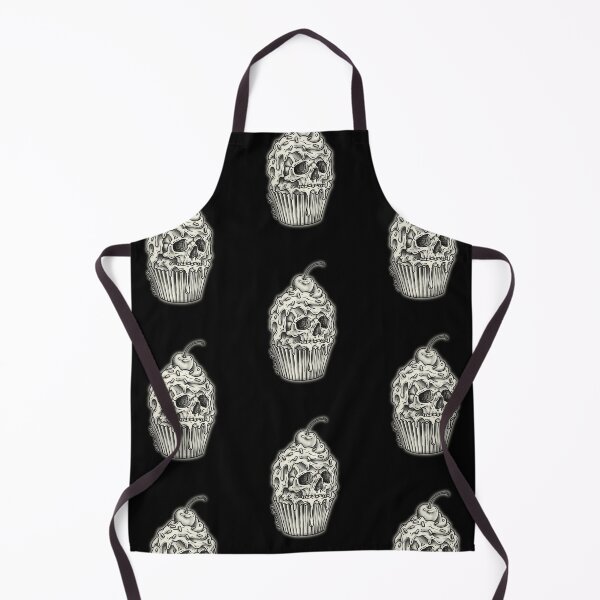 Item preview, Halloween | Skull Cupcake – Sweet Death designed and sold by Charco.Store – Bold Expressive Graphics & Alt Streetwear Art.