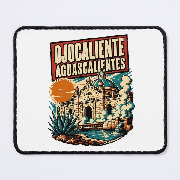 Item preview, Ojocaliente Aguascalientes Vintage Travel Tourism designed and sold by TravelersGems.