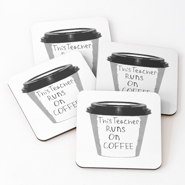 Item preview, This Teacher Runs On Coffee designed and sold by ksnkm.