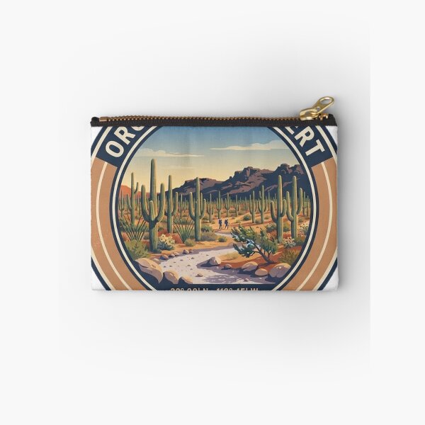 Item preview, Organ Pipe Desert Arizona Vintage Hiking Badge designed and sold by mnkyride.