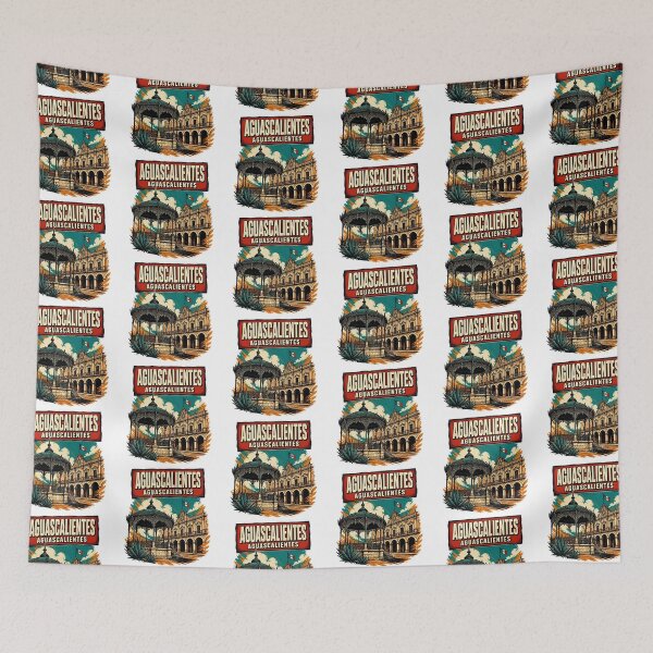 Item preview, Aguascalientes Mexico Vintage Travel Tourism designed and sold by TravelersGems.