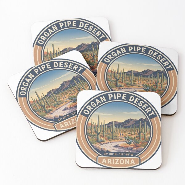 Item preview, Organ Pipe Desert Arizona Vintage Hiking Badge designed and sold by mnkyride.