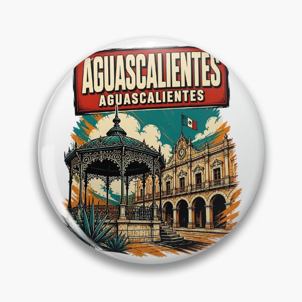 Item preview, Aguascalientes Mexico Vintage Travel Tourism designed and sold by TravelersGems.