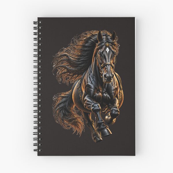 Item preview, Black Horse Power Equestrian Spirit Artwork designed and sold by M. Mamdouh Artworks.