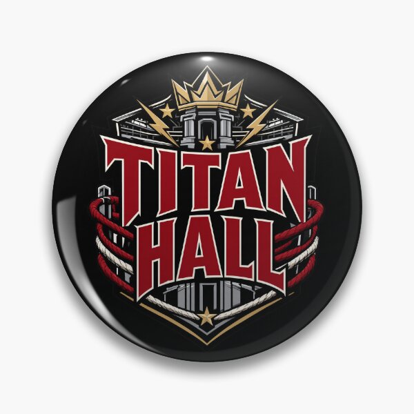 Item preview, Titan Hall Wrestling Arena Emblem designed and sold by Dogy Corgi.