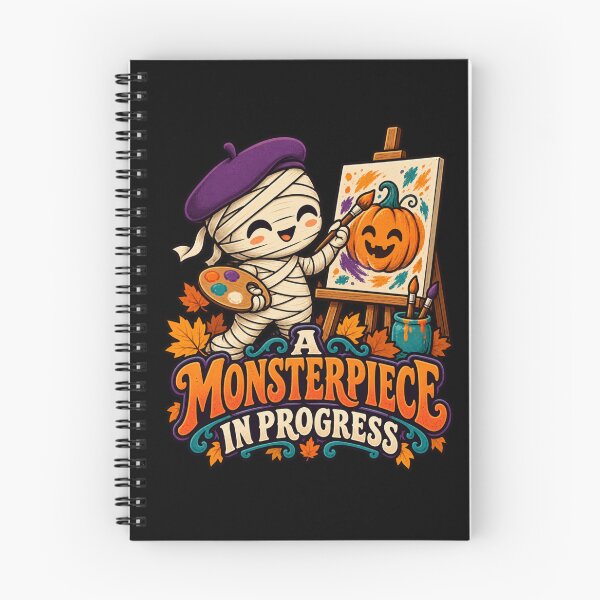 Item preview, A Monsterpiece in Progress - Mummy Artist designed and sold by Good Mood Foundry.