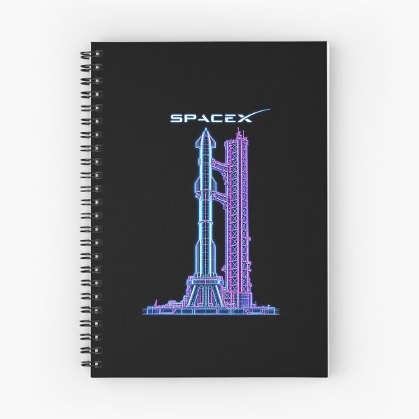 Item preview, SpaceX Starship Reentry – Retro Navy Orange Silkscreen Space Art designed and sold by TEEJAMBOREE.