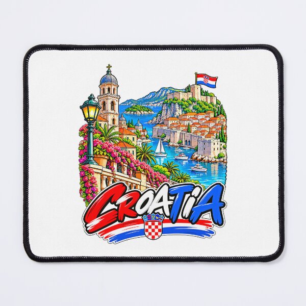 Item preview, Croatia Illustrated Adriatic Travel designed and sold by EdwinkOne.