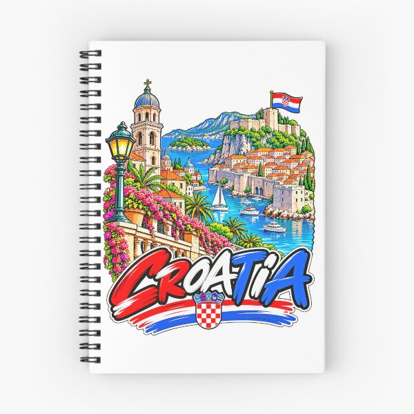 Item preview, Croatia Illustrated Adriatic Travel designed and sold by EdwinkOne.