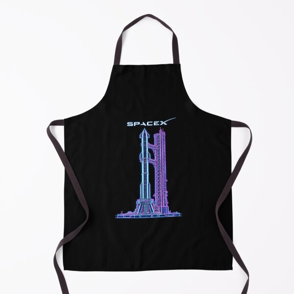Item preview, SpaceX Starship Reentry – Retro Navy Orange Silkscreen Space Art designed and sold by TEEJAMBOREE.