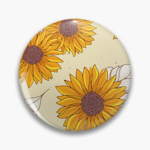 Item preview, Sunflower Floral Pattern Golden Yellow Flowers & Botanical Leaves designed and sold by JRRTs.