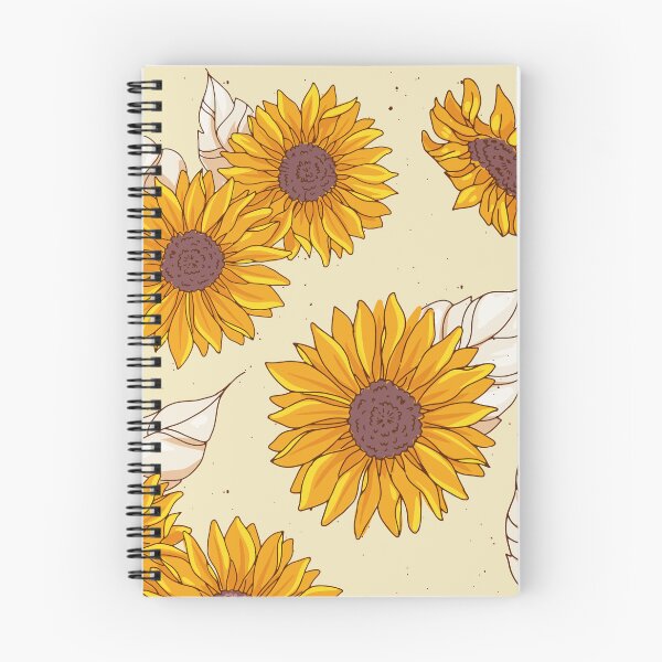 Item preview, Sunflower Floral Pattern Golden Yellow Flowers & Botanical Leaves designed and sold by JRRTs.