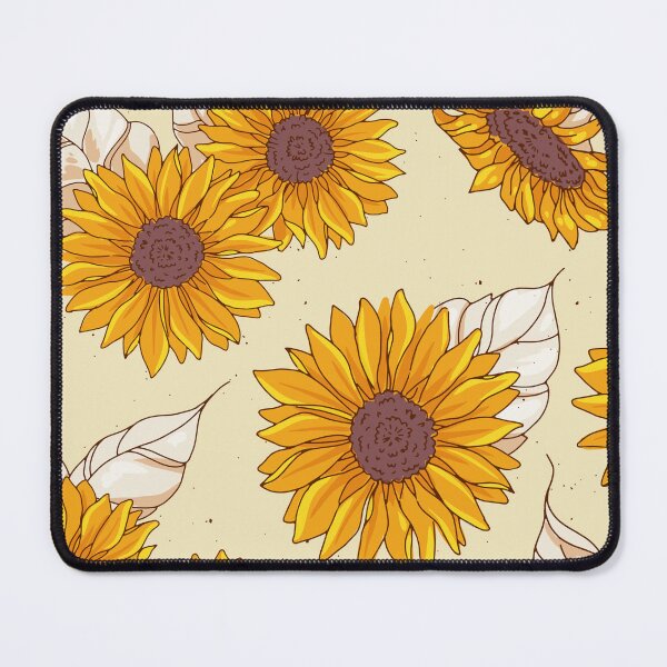 Item preview, Sunflower Floral Pattern Golden Yellow Flowers & Botanical Leaves designed and sold by JRRTs.