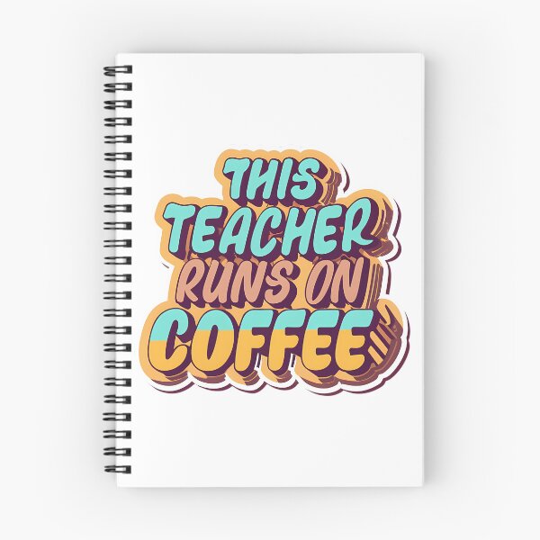 Item preview, This Teacher Runs On Coffee  designed and sold by ksnkm.