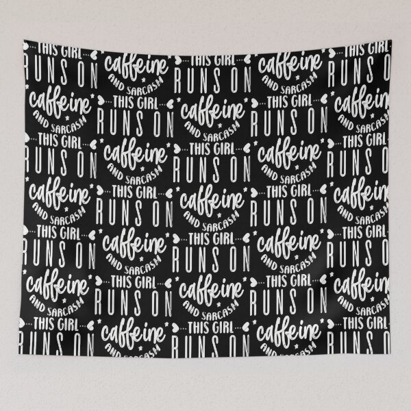 Item preview, This Girl Runs On Caffeine Sarcasm Funny 1 designed and sold by naovios.