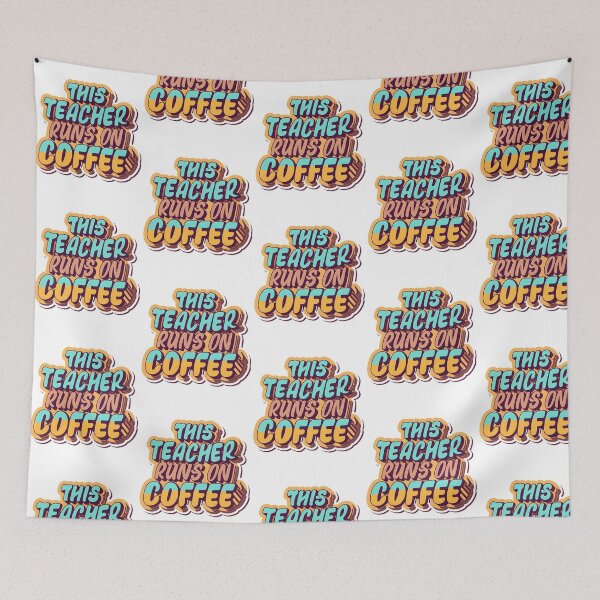 Item preview, This Teacher Runs On Coffee designed and sold by ksnkm.