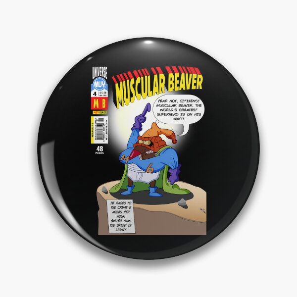 Item preview, Muscular Beaver Comic designed and sold by MyBalBooly.