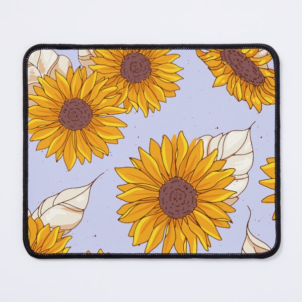Item preview, Sunflower Floral Pattern Golden Yellow Flowers & Botanical Leaves designed and sold by JRRTs.