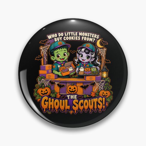 Item preview, The Ghoul Scouts – Little Monsters Selling Cookies designed and sold by A5ranch merch.
