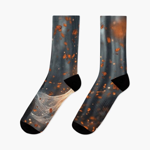 Item preview, Cute Ghost Floating in Autumn Forest — Spooky Fall Leaves Art designed and sold by LYAN-STORE.