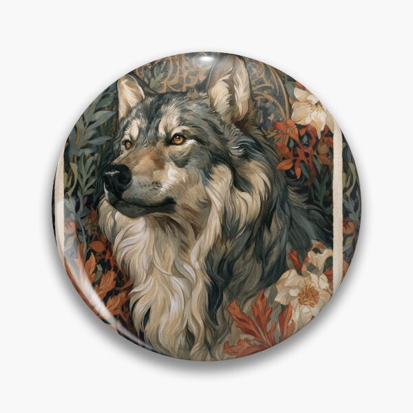 Item preview, Art nouveau wolf designed and sold by MendaciousMina.