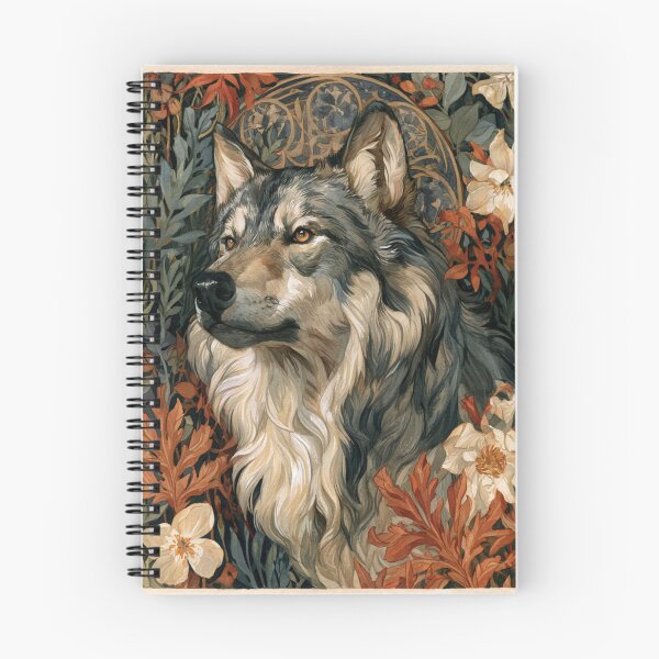 Item preview, Art nouveau wolf designed and sold by MendaciousMina.